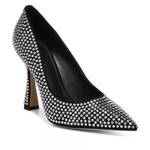 Sam Edelman Black and Silver Studded Heels